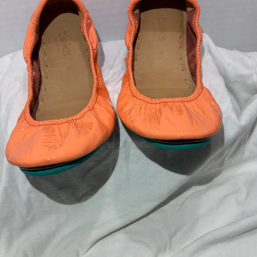 Tieks coral Ballet Flats size 9 - Picture 4 of 9